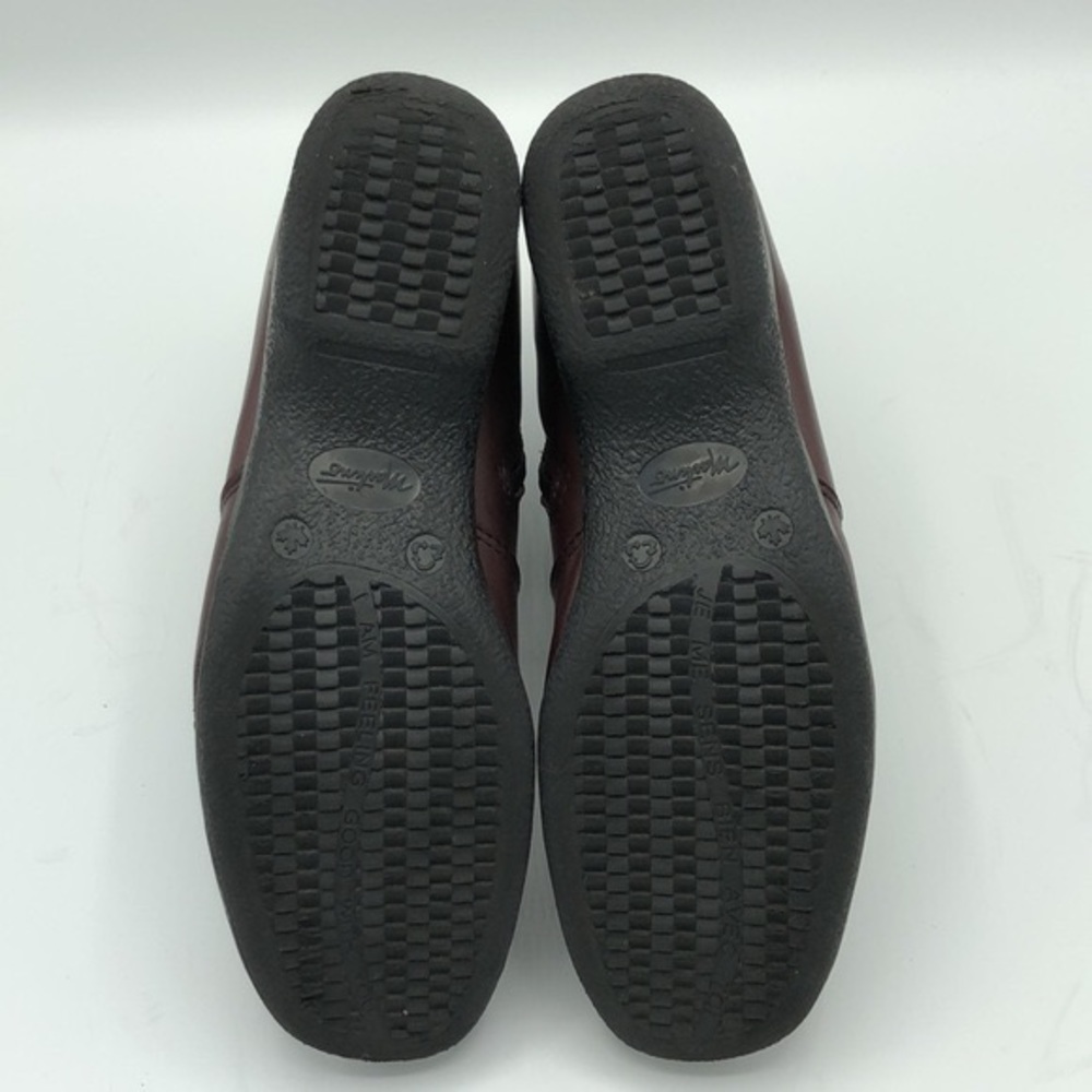 Martino Canada Burgundy Leather Booties Size 8 - Picture 13 of 14